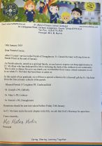 Parish Schools Letter 